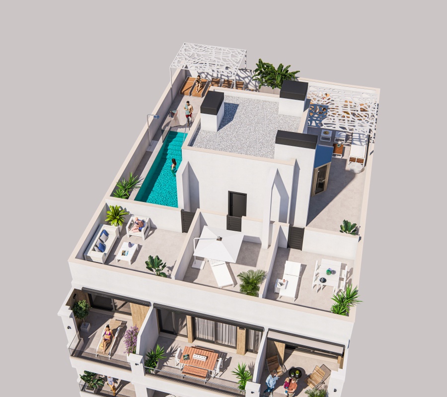 Calle Capitán García Gea, 5, Torrevieja, Comunidad Valenciana, 0 , 2 Habitaciones Habitaciones,2 BathroomsBathrooms,Apartamento,Comprar,Calle Capitán García Gea, 5,0,2110