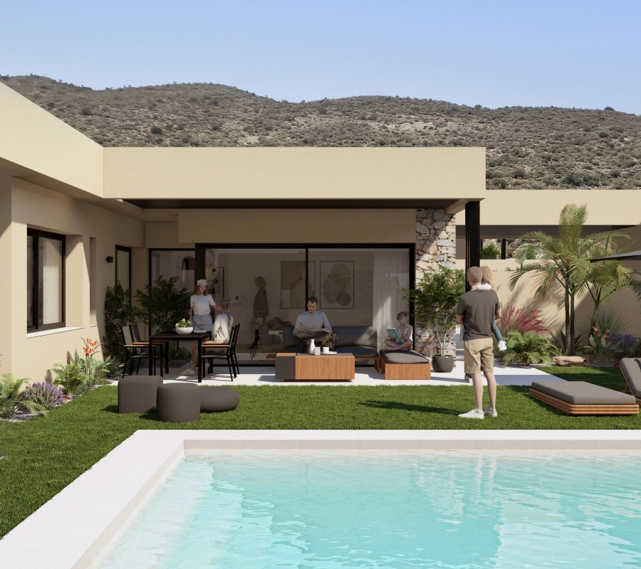 Altaona Golf & Country Village, Murcia, Región de Murcia, España, 0 , 3 Habitación Habitaciones,2 BañoBathrooms,Chalet,Comprar,Calle Vial 1 Mosa Trajectum, 308,0,2742